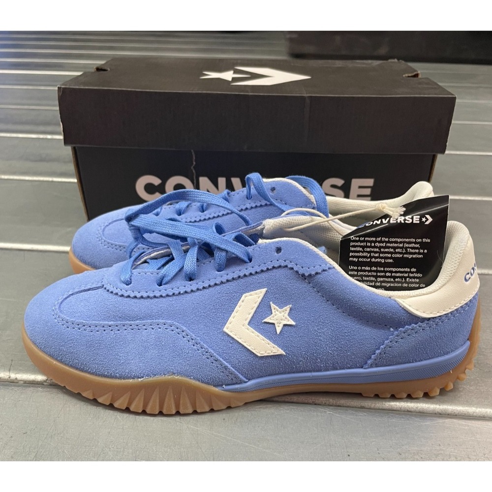 Converse Run Star Trainer OX Shoes‎ Womens 6 Sky Blue Lace Up Sneaker